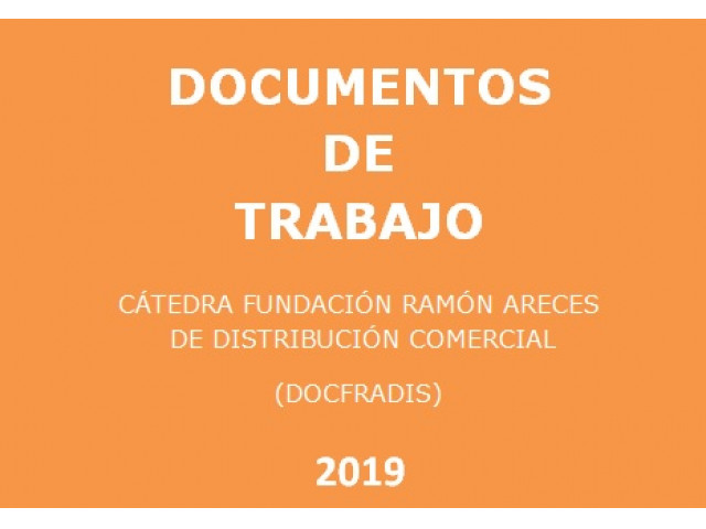 Documentos de Trabajo sobre Marketing y Distribución Comercial publicados durante el primer semestre de 2019